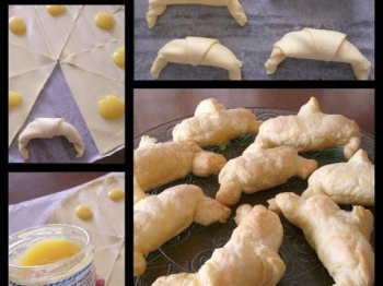 MINI-CROISSANTS ALLA CREMA PASTICCERA